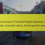 Forza Horizon 5 Festival Playlist Rewards: Car unlocks, Cosmetic items, Event-specific rewards