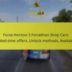 Forza Horizon 5 Forzathon Shop Cars: Limited-time offers, Unlock methods, Availability