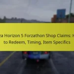 Forza Horizon 5 Forzathon Shop Claims: How to Redeem, Timing, Item Specifics