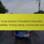 Forza Horizon 5 Forzathon Shop Item Availability: Timing, Rarity, Community Insights