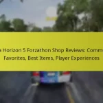 Forza Horizon 5 Forzathon Shop Reviews: Community Favorites, Best Items, Player Experiences