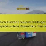Forza Horizon 5 Seasonal Challenges: Completion criteria, Reward tiers, Time limits
