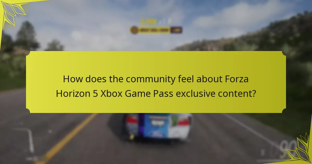 When is the exclusive content available in Forza Horizon 5?