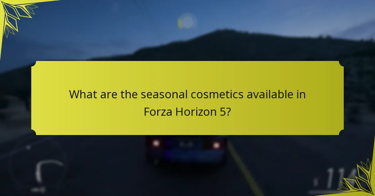 How do seasonal cosmetics compare across different seasons?