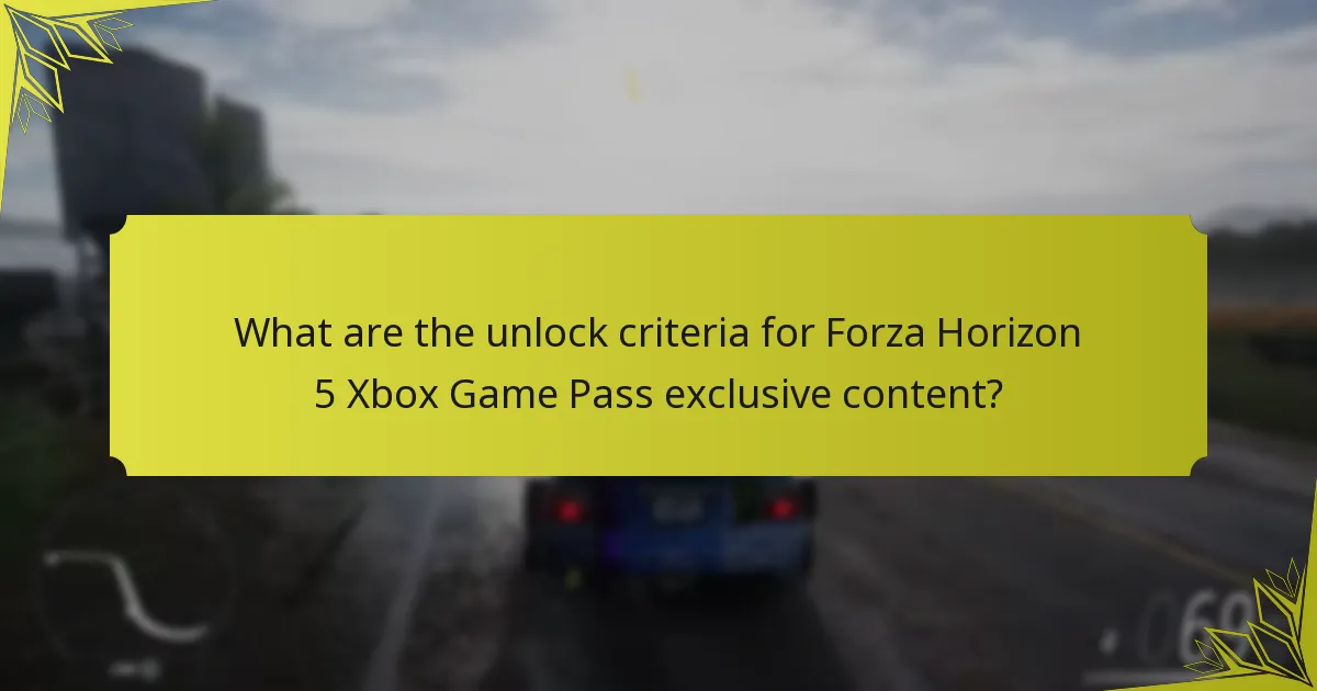 What are the benefits of Xbox Game Pass for accessing Forza Horizon 5 content?